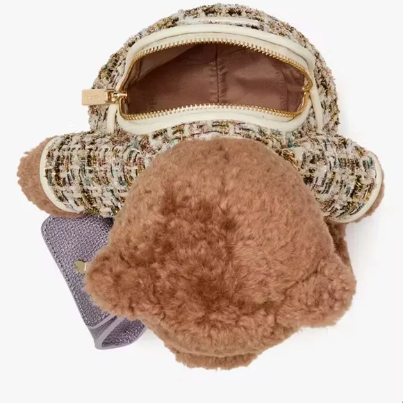 Oh What Fun 3D Teddy Bear Crossbody